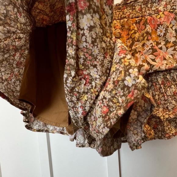 American Eagle Skort Tierd Ruffle Siz Medium Coquette Cottagecore Fairy Bohemian - Picture 2 of 9